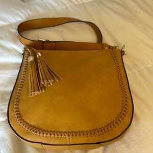 Western fringe shoulder bag
